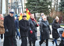 W Łowiczu maszerował też ordynariusz łowicki.