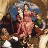 „Madonna z Dzieciątkiem i świętymi” na obrazie z XVI wieku