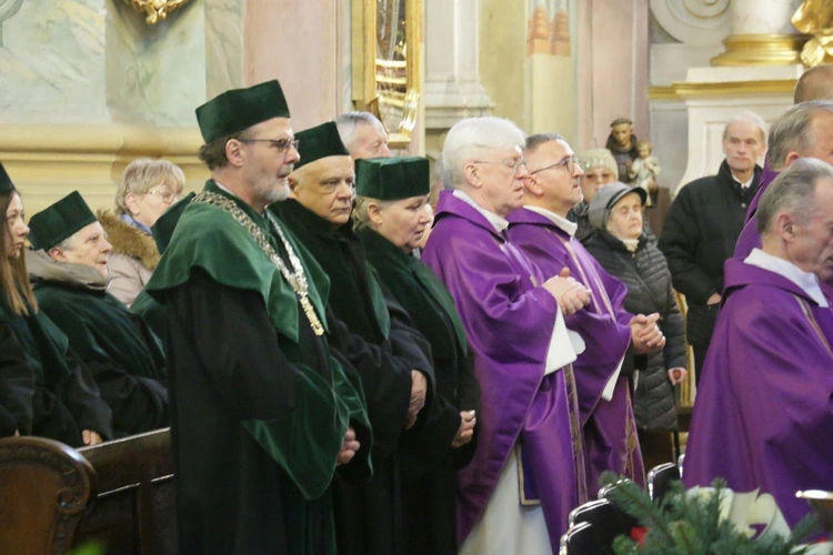 Pożegnanie ks. prof. Edwarda Walewandra