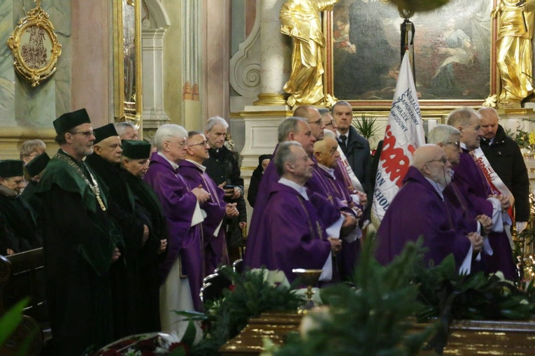 Pożegnanie ks. prof. Edwarda Walewandra