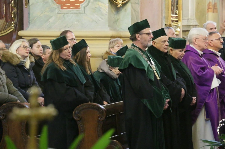 Pożegnanie ks. prof. Edwarda Walewandra