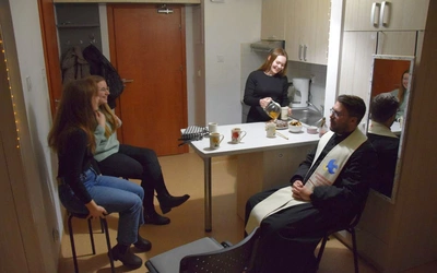 Z kolędą w akademiku