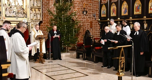 Modlitwa o jedność chrześcijan w katedrze