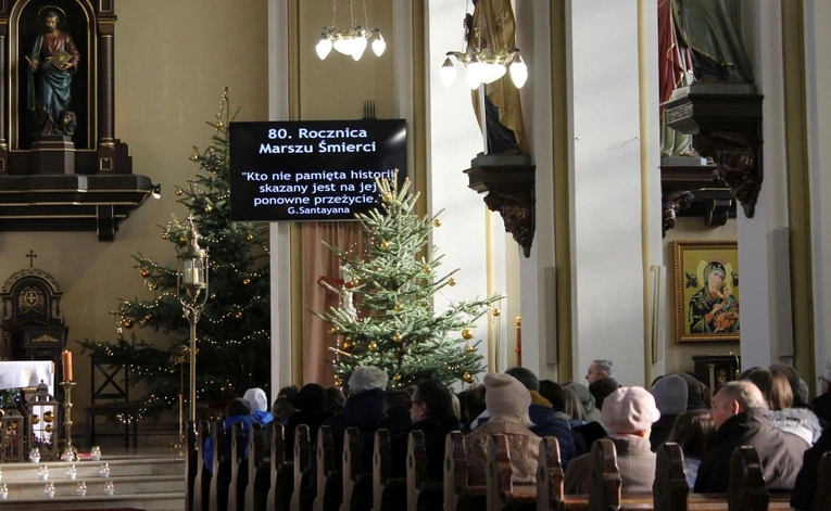 Msza św. w 80. rocznicę marszu śmierci