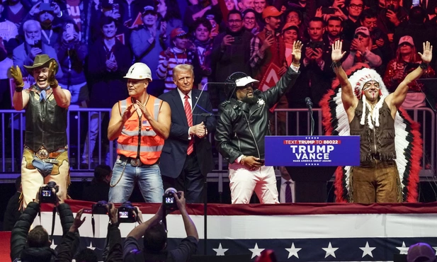 Trump podczas preinauguracyjnego wystąpienia