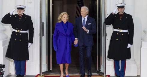 Joe Biden z małżonką, Jill