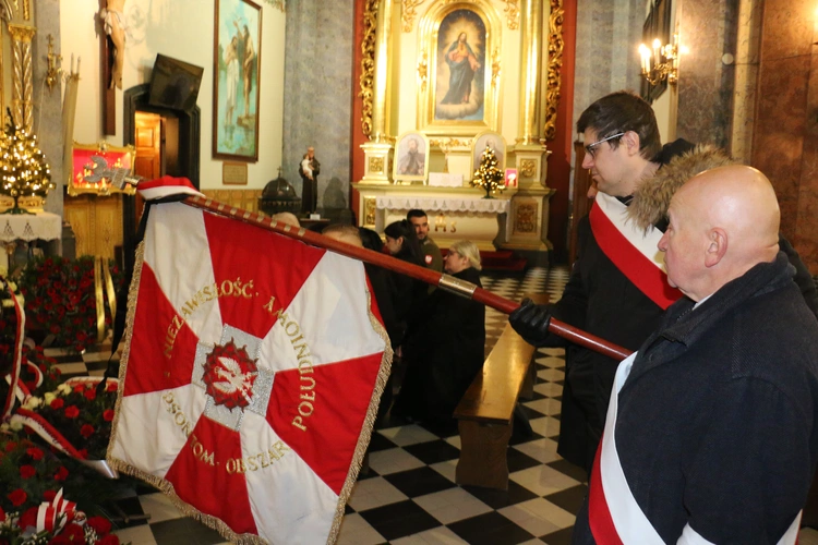 Pogrzeb kpt. Wacława Szaconia "Czarnego"