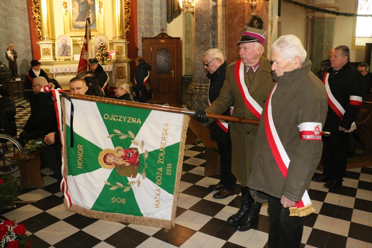 Pogrzeb kpt. Wacława Szaconia "Czarnego"