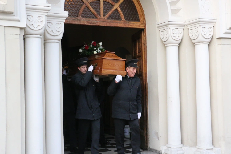 Pogrzeb kpt. Wacława Szaconia "Czarnego"