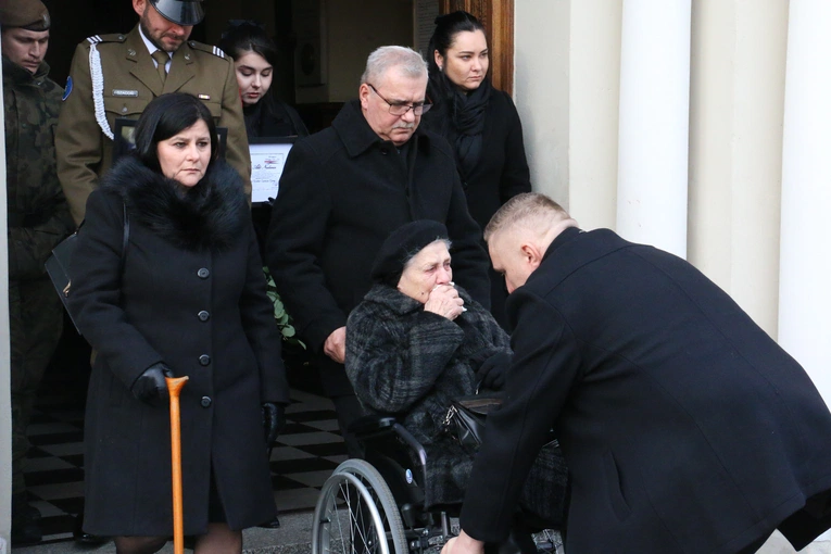 Pogrzeb kpt. Wacława Szaconia "Czarnego"