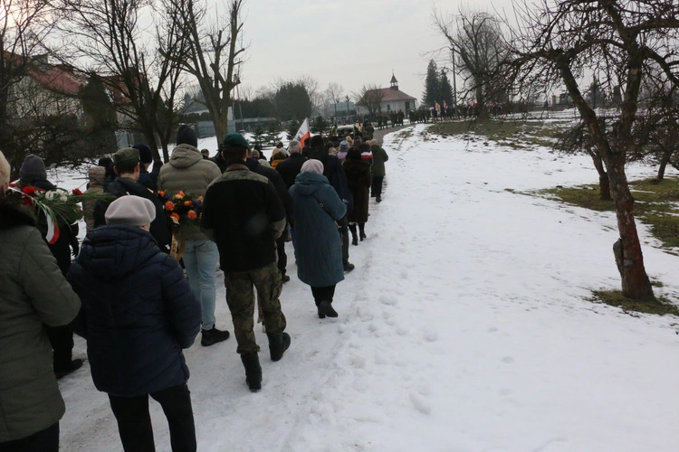 Pogrzeb kpt. Wacława Szaconia "Czarnego"