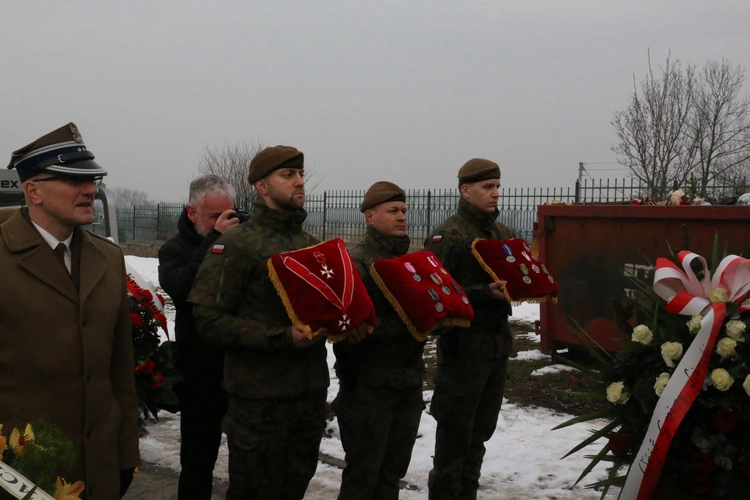 Pogrzeb kpt. Wacława Szaconia "Czarnego"