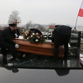 Pogrzeb kpt. Wacława Szaconia "Czarnego"