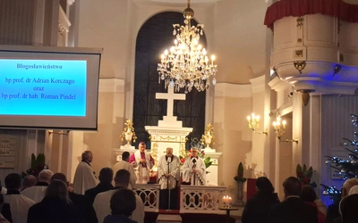 Błogosławieństwo na zakończenie nabożeństwa ekumenicznego.