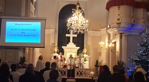 Błogosławieństwo na zakończenie nabożeństwa ekumenicznego.