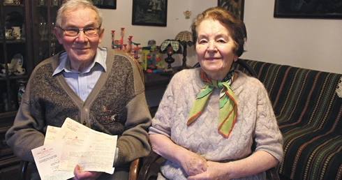 Teresa i Antoni Domańscy są małżeństwem od ponad 60 lat.