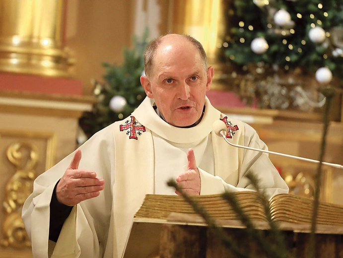 	Ks. prof. Muszala, z urodzenia andrychowianin, gościł w hałcnowskiej świątyni.