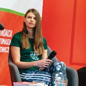	Podczas spotkania z uczniami w Szkole Podstawowej nr 20 w Lublinie.