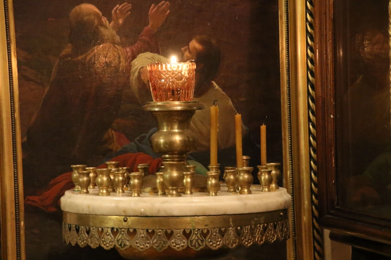 Płock. Wieczernia w cerkwi