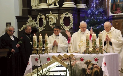 Bp Piotr Libera w czasie Mszy św. wskazał praktyczne wyzwania, które katolicy, prawosławni, ewangelicy i mariawici winni razem realizować.