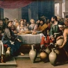 Pierwszy cud Jezusa – przemiana wody w wino podczas wesela w Kanie Galilejskiej na obrazie Bartolomé Estebana Péreza Murillo, zatytułowanym „Gody w Kanie” (1675).