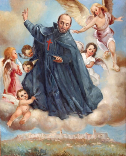 O Kamilu de Lellis mówiono, że za dobre serce i wielką miłość do chorych od razu pójdzie do nieba