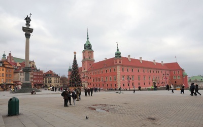 Kolumna Zygmunta i zamek są jednymi z najbardziej znanych symboli Warszawy