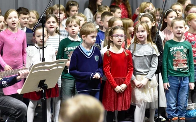 Olsztyn. Koncert kolęd w szkole katolickiej