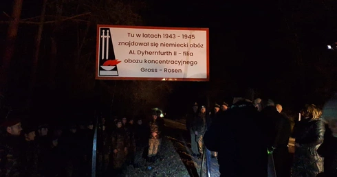 80. rocznica marszu śmierci w Brzegu Dolnym