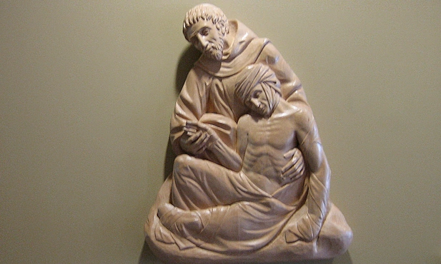 Św. Franciszek i trędowaty.