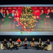 Bielsko-Biała. Ekipa filmowa na ulicach miasta. Zdjęcia do filmu "Uwierz w Mikołaja 2"
