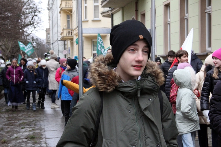 Pierwszy Marsz Radości w Zespole Szkół Salezjańskich