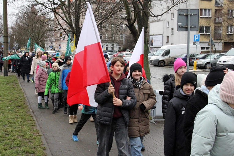 Pierwszy Marsz Radości w Zespole Szkół Salezjańskich
