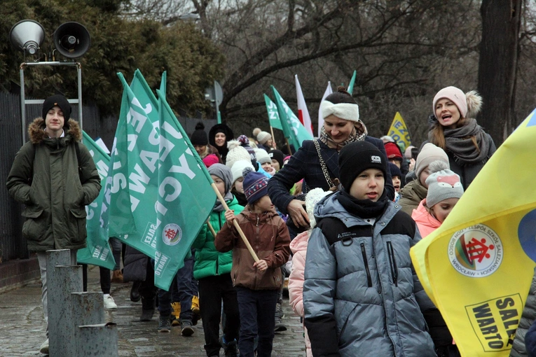 Pierwszy Marsz Radości w Zespole Szkół Salezjańskich