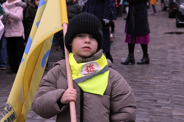 Pierwszy Marsz Radości w Zespole Szkół Salezjańskich