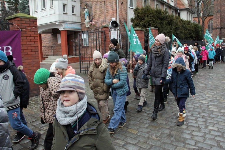 Pierwszy Marsz Radości w Zespole Szkół Salezjańskich