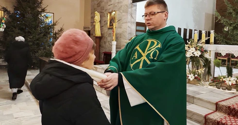 Błogosławieństwo "błażejkami"
