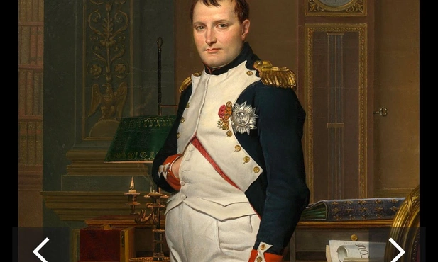 Portret Napoleona I, cesarza Francuzów, autorstwa Jacques’a-Louisa Davida (1812)