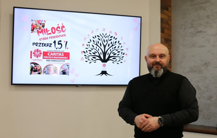 - Każda miłość, którą dajemy, procentuje. Zachęcam ludzi dobrej woli do przekazania i w tym roku 1,5 proc. na działalność Caritas - mówi ks. Damian Drabikowski.
