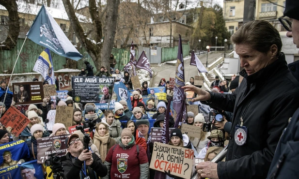 Podczas protestu
