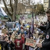 Podczas protestu