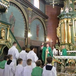 Dąbrowa Tarnowska. Poświęcenie odnowionego ołtarza, obrazu i ambony
