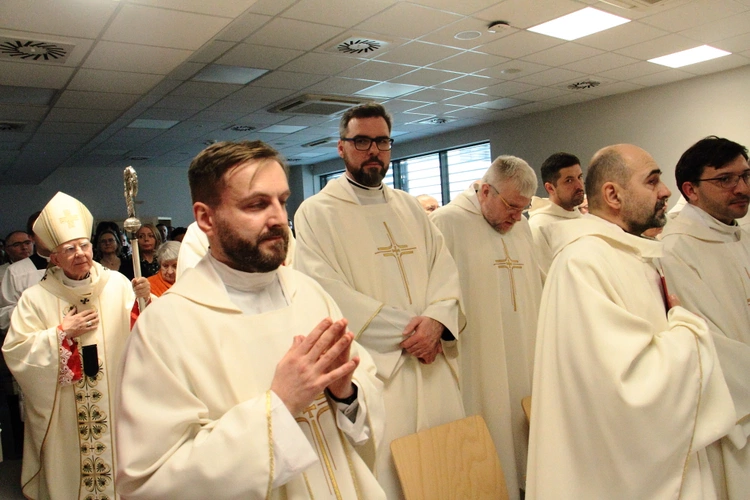Poświęcenie kaplicy Pana Jezusa Miłosiernego w Szpitalu Uniwersyteckim w Krakowie