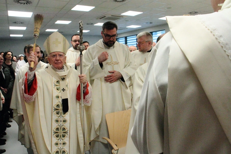 Poświęcenie kaplicy Pana Jezusa Miłosiernego w Szpitalu Uniwersyteckim w Krakowie