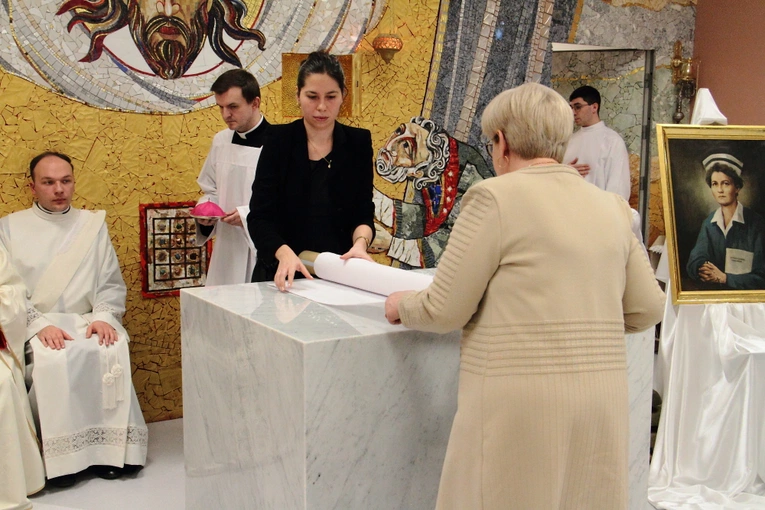 Poświęcenie kaplicy Pana Jezusa Miłosiernego w Szpitalu Uniwersyteckim w Krakowie