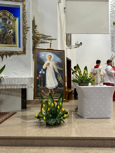 Relikwie bł. Karoliny Kózkówny w radomyślu nad Sanem