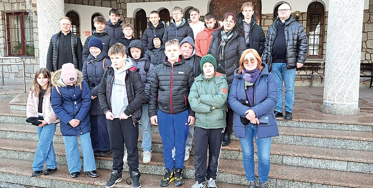 Po WSD uczestników oprowadził diakon Kamil Stachuczy.