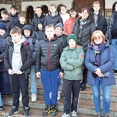 Po WSD uczestników oprowadził diakon Kamil Stachuczy.