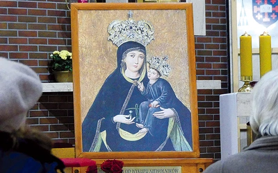 	Obraz, który peregrynuje po diecezji.