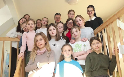 Uczestniczki w domu parafialnym.